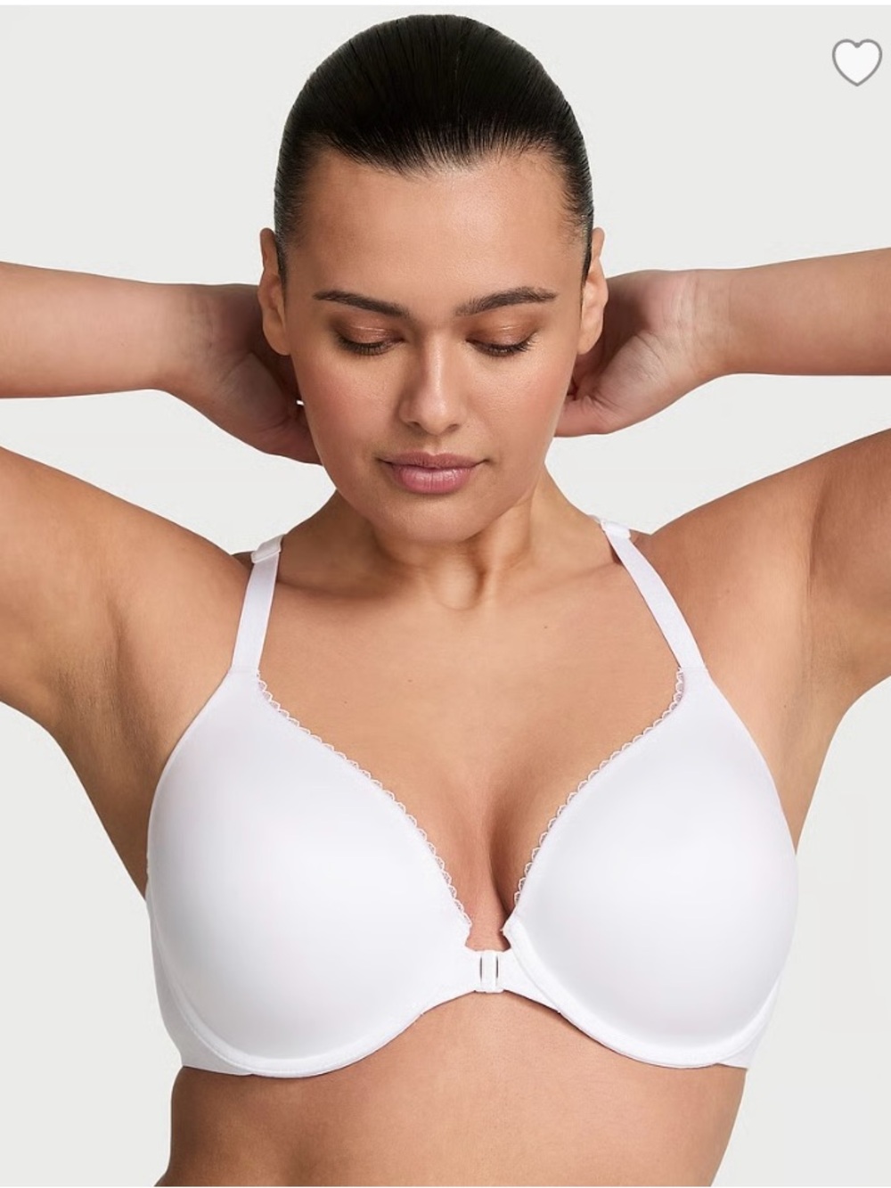 Body by Victoria Smooth Lightly Lined Front-Close Full-Coverage Bra 36D